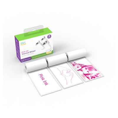 MyFirst MyFirst Termal Adesivo bianco, inchiostro rosa