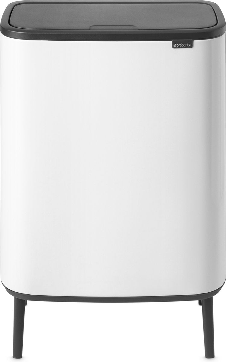 Brabantia bo touch bin hi contenedor de basura - 60 litros - 1 compartimento - blanco