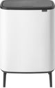 Brabantia bo touch bin hi contenedor de basura - 60 litros - 1 compartimento - blanco