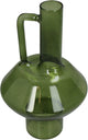 Hd collection vaas glas groen 12,7x12,7x21,5cm