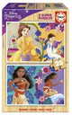 Educa puzzle in legno principessa disney bella e vaiana 2x25 pezzi.