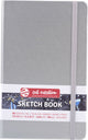 Quaderno per schizzi Talens Art Creation argento lucido 13 x 21 cm 140 g 80 fogli