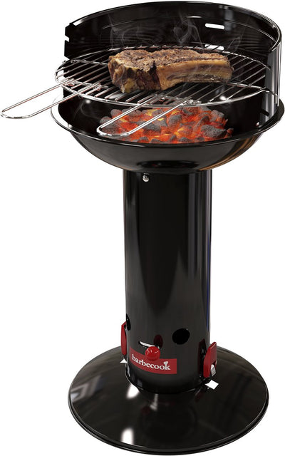 Barbecook loewy 40 houtskool barbecue - grilloppervlak ø 40 cm - met quickstart systeem - zwart