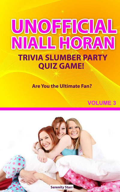 Ty trivia no oficial de Niall Horan juego de preguntas de pijamada volumen 3