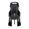 Kinderzitje achter Bobike Go Maxi RS met dragerbevestiging (CFS) en slaapstand - urban zwart