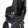 Kinderzitje achter Bobike Go Maxi RS met dragerbevestiging (CFS) en slaapstand - urban zwart