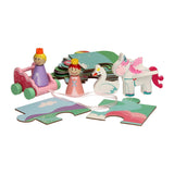 Unicorn play set in storage case - afbeelding 2