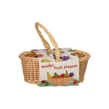 Pic fruta de madera en la canasta de picnic 17dlg. - afbeelding 2