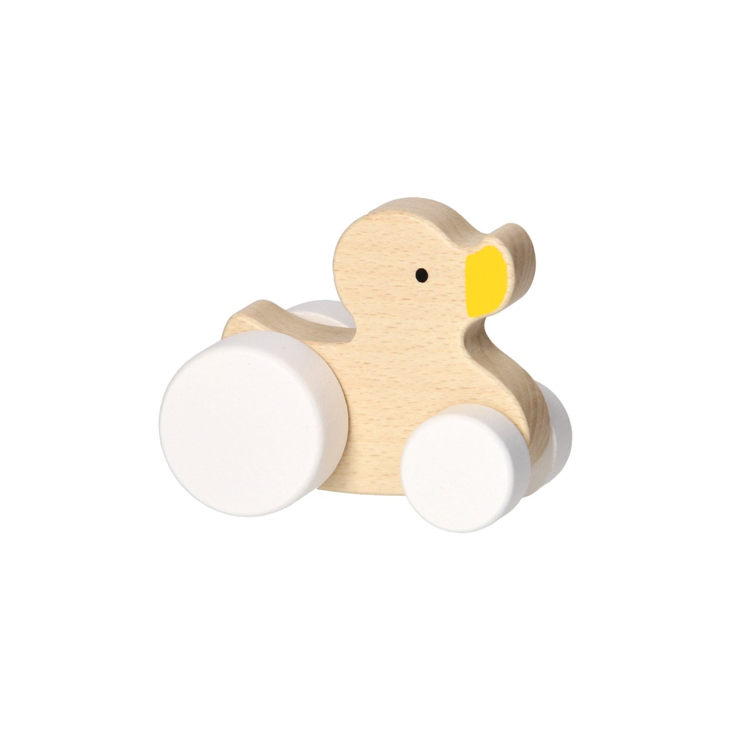 Play de madera Figura Duck on Wheels