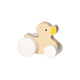 Houten speelfiguur - eend op wielen