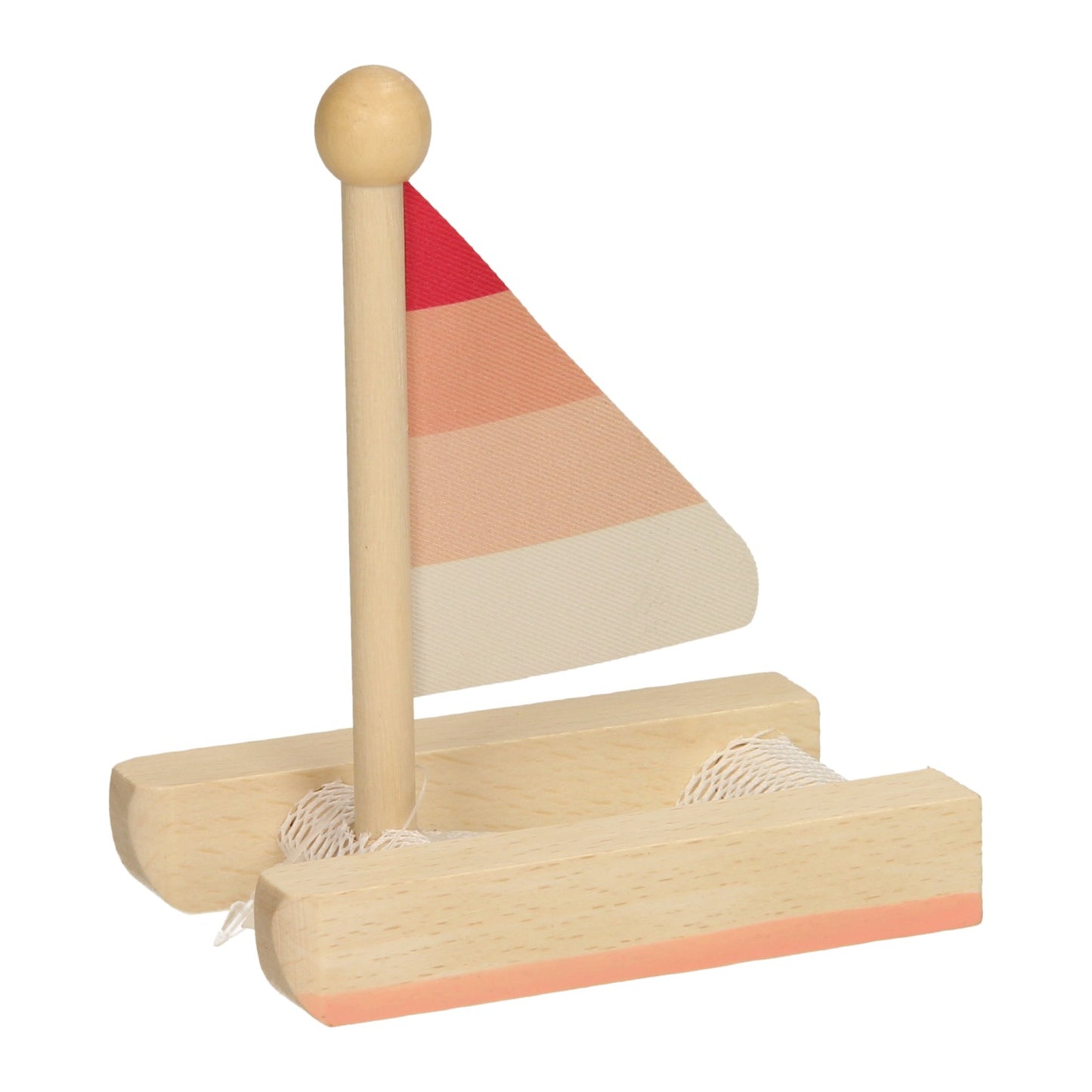 Catamaran Hout -Rood