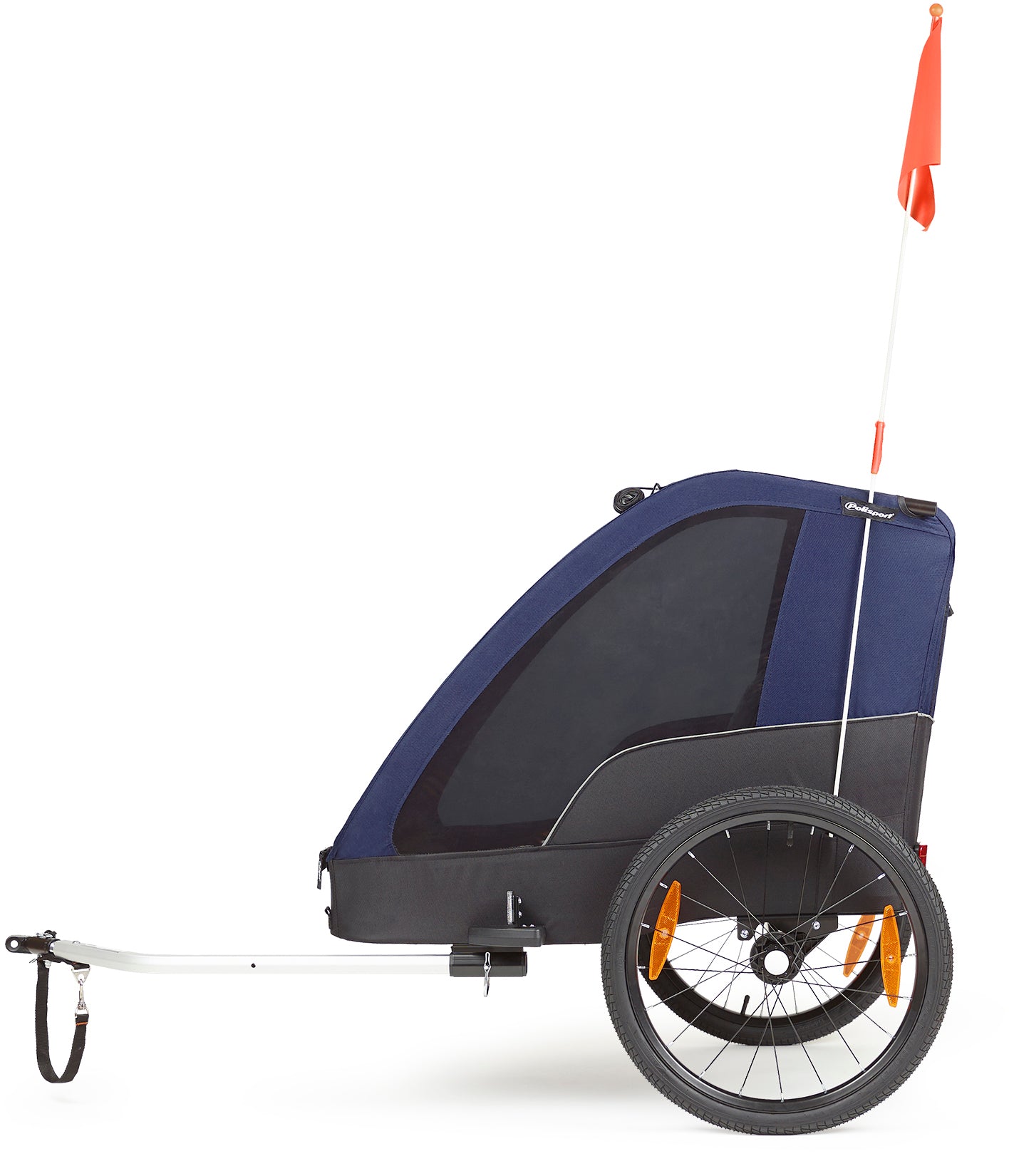 Polisport Children's Trailer senza camminare kit grigio blu