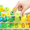 Topbright Wooden Learning Play Rings Count, 56dlg.