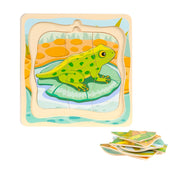 Topbright che posa la rana del ciclo puzzle - afbeelding 2
