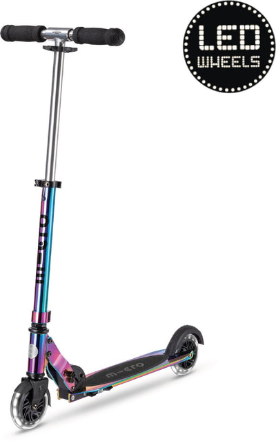 Micro - sprite 2-wheel folding scooter LED - neochrome