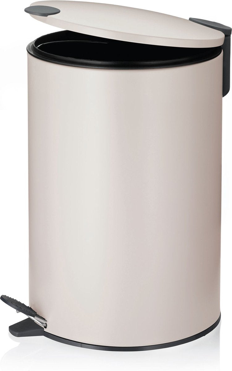 Kela pedal waste bin, 12 l, beige - | matt