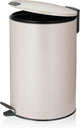 Kela pedal waste bin, 12 l, beige - | matt