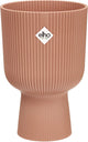 Elho vibes fold coupe 14 - macetero de interior - plástico 100% reciclado - ø 13,9 x h 21,0 cm - rosa delicado