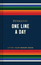 Chronicle books pendleton one line a day - dagboek voor 5 jaar - a five-year memory book