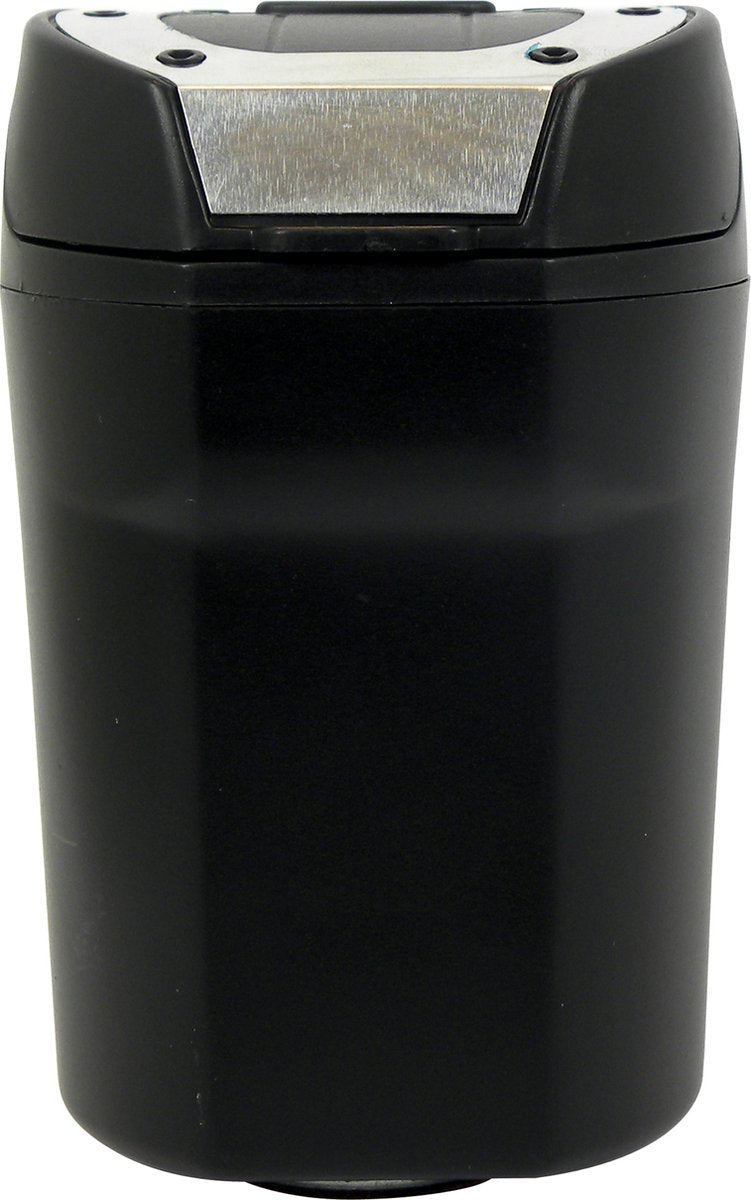Carpoint auto-asbak met deksel 10cm - zwart chroom