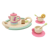 Juego de té de madera, 10 piezas. - afbeelding 1