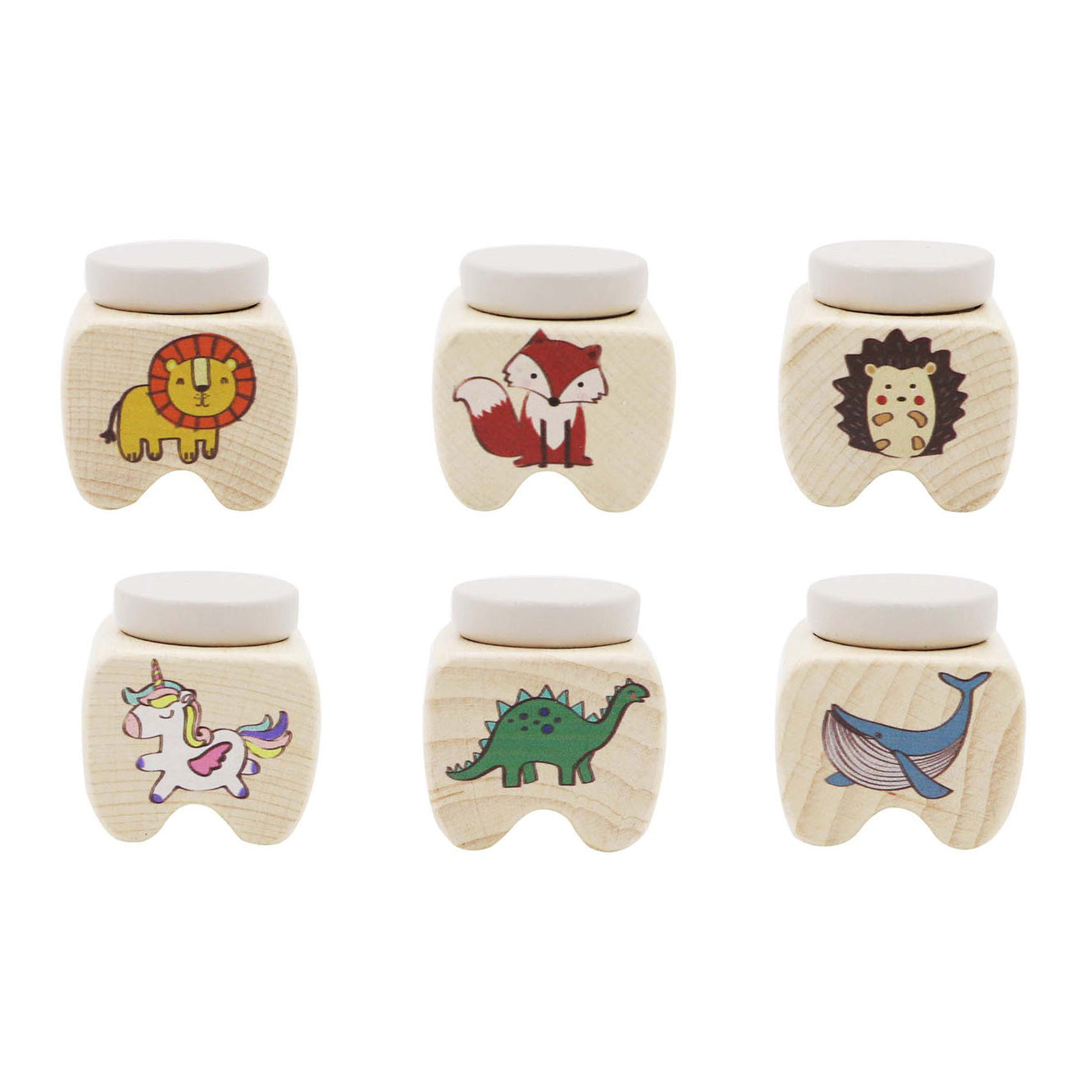 Scatola dei denti di latte in legno
