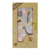 Houten slangen en ladders spel - afbeelding 2