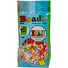 Perline termoadesive Nabbi, misura 5x5 mm, misura buco 2,5 mm, medie, colori madreperla, 1100 div 1 scatola