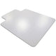 Alfombrilla para silla office depot redondeada con parte frontal transparente