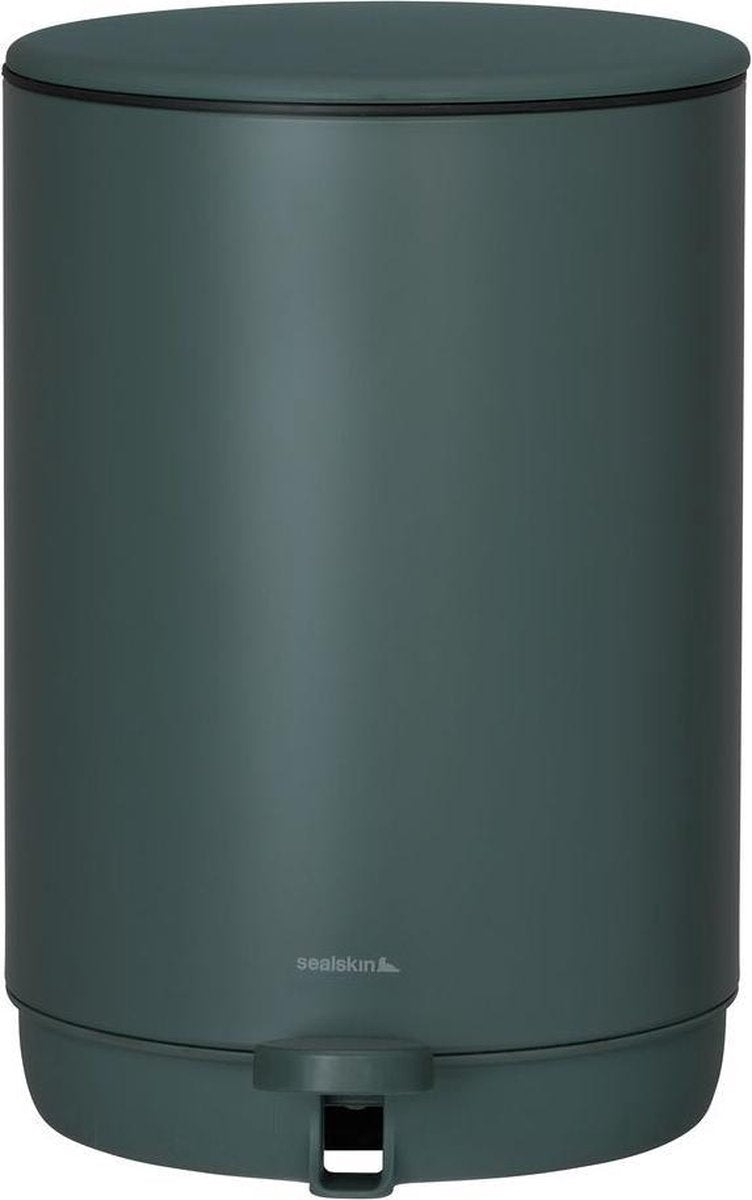 Sealskin mind - pedal bin - 5 liters freestanding - dark green