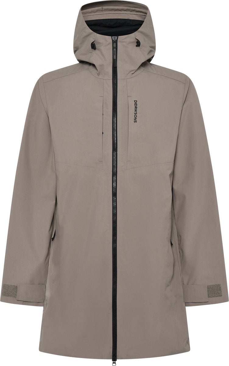 Giacca da esterno unisex Didriksons sören usx parka - marrone cenere