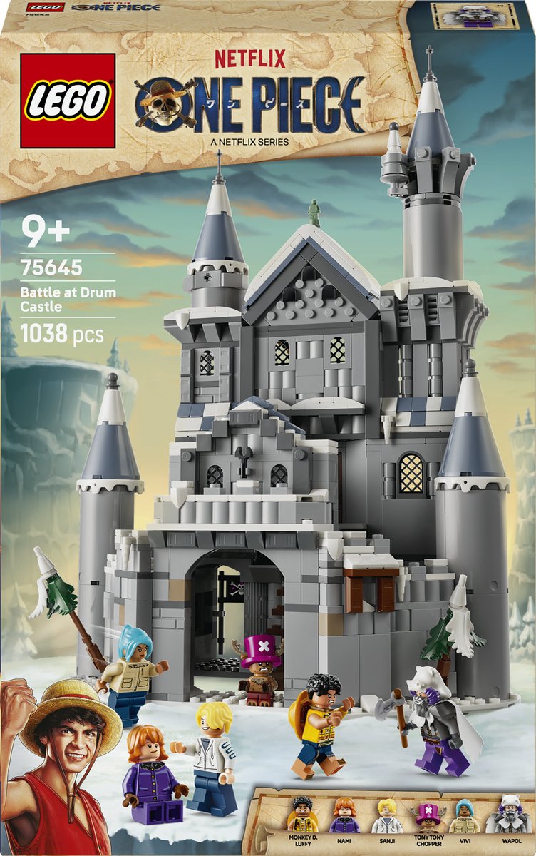 Lego one piece 75645 slag bij kasteel drum
