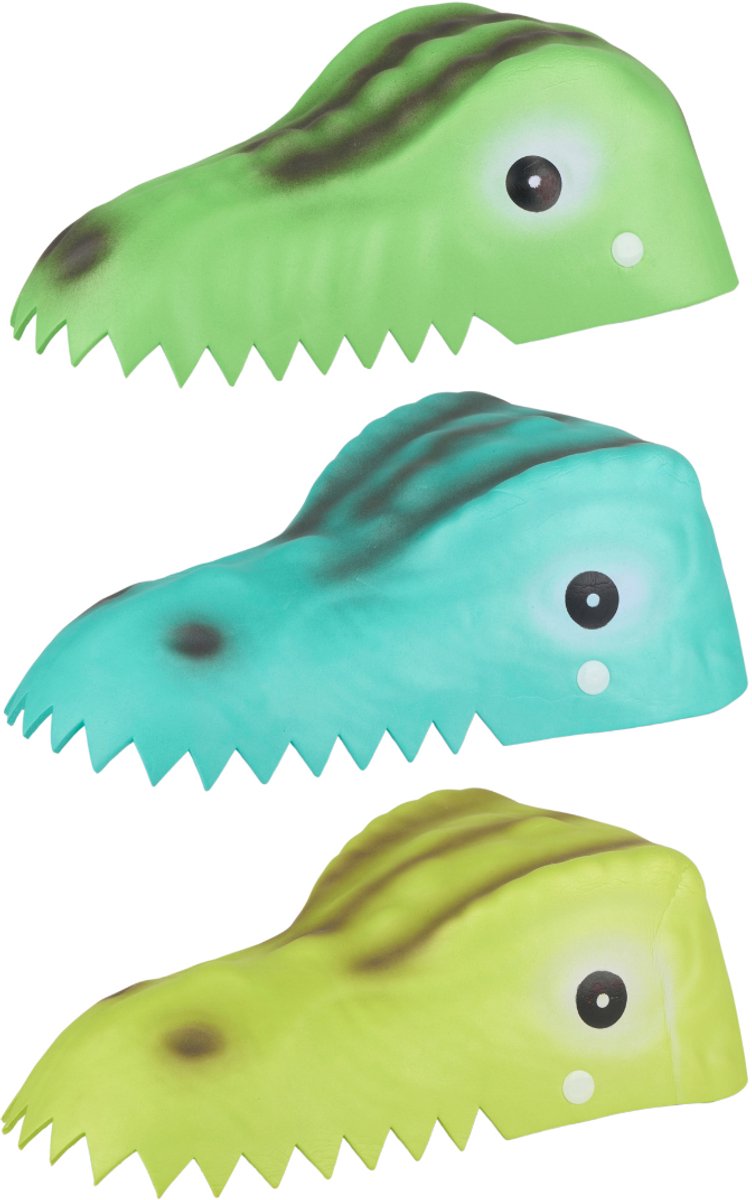 Gorro de dinosaurio de Eddy Toys - ropa de vestir para niño y niña - aprox. 16 x 18 x 10 cm - surtido - 1 color al azar