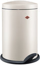 Wesco 116 (alpha) prullenbak | pedaalemmer | 13 liter | metaal - mat zand | vuilnisbak - made in germany