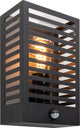 Eglo alamonte 3 wandlamp buiten - e27 - 29,5 cm - beweginssensor - zwart