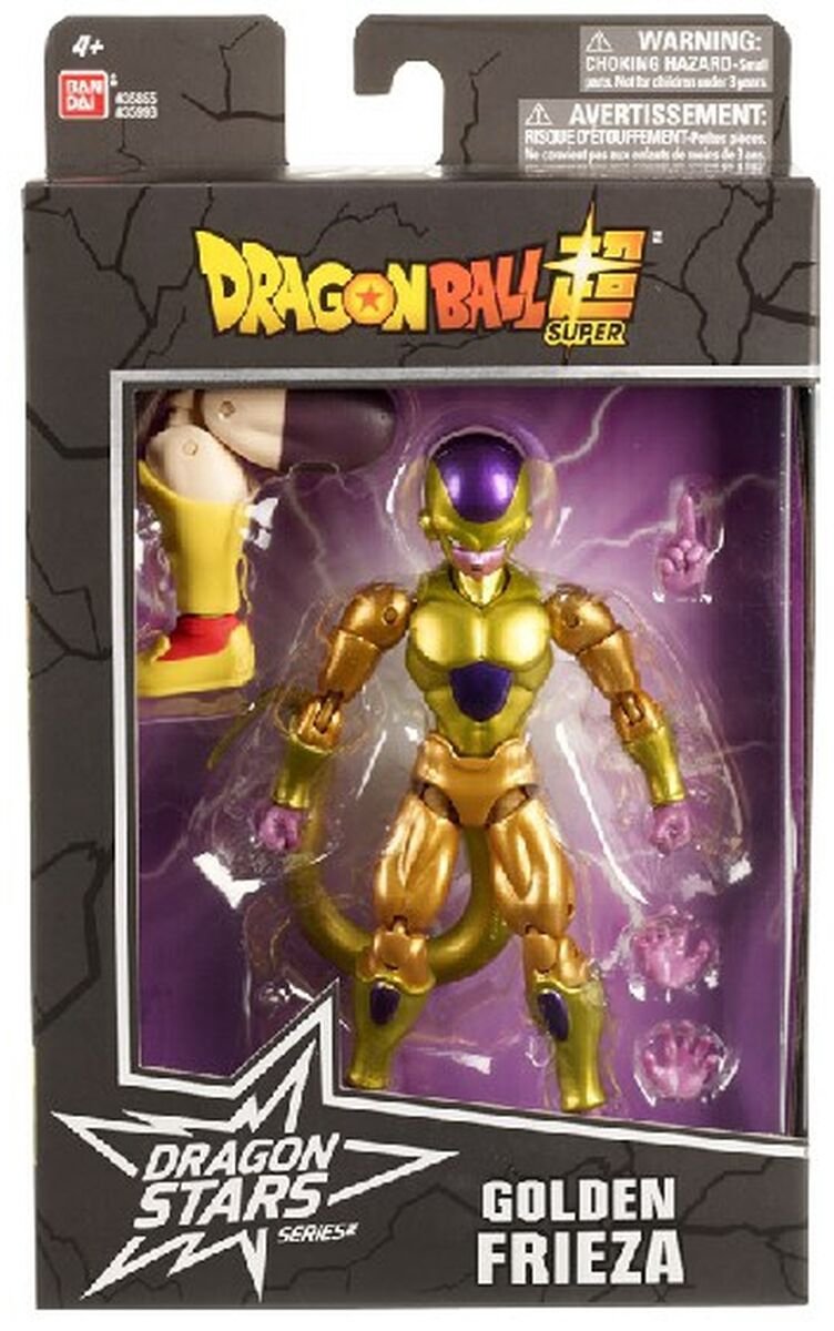 Bandai - dragon ball super - dragon stars figure 17 cm - golden frieza - officially licensed dragon ball - frieza action figure - toys for children aged 4 years + - 35993