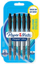 Penna a sfera Papermate flexgrip ultra nera media 0,5 mm 5 pezzi