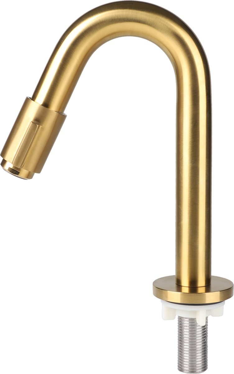 Grifo fuente Differnz curvo 19cm oro mate