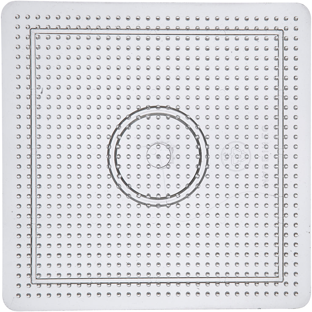 Signo de cuentas de cadena de creativ Company Clear, 14.5 x 14.5 cm