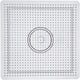 Signo de cuentas de cadena de creativ Company Clear, 14.5 x 14.5 cm