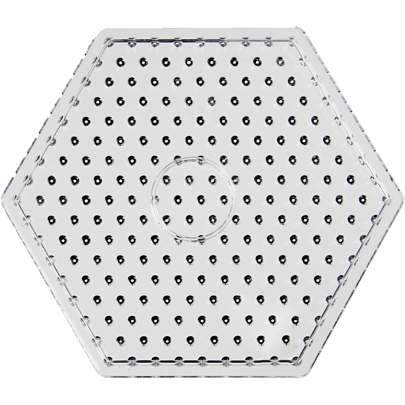 Placa base Creativ Company, hexagonal, tamaño 17,5x17,5 cm, jumbo, transparente, 1 unidad
