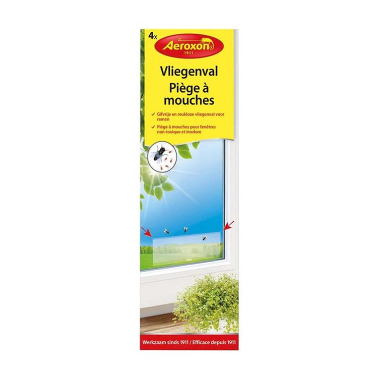 Adesivo per finestra BSI Aeroxon Fly Trap 4 pezzi
