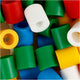 Perline termoadesive Nabbi, misura 10x10 mm, misura buco 5,5 mm, jumbo, colori standard, 1000 div 1 scatola