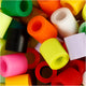 Perline termoadesive Nabbi, misura 10x10 mm, misura buco 5,5 mm, jumbo, colori extra, 3200 div 1 scatola