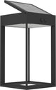 Lampada da parete solare per esterni Eglo suzzara - LED - 25 cm - nera