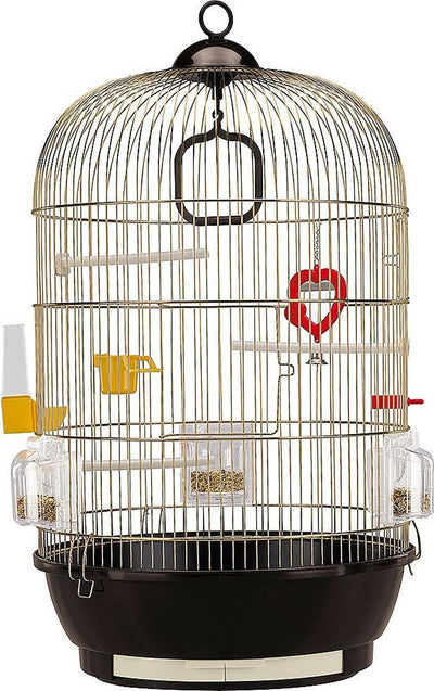 Ferplast diva antique bird cage - brown - 40 x 40 x 65 cm