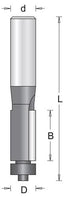 Hikoki accessoires hikoki kantfrees 12.7mm schacht=8mm+lager