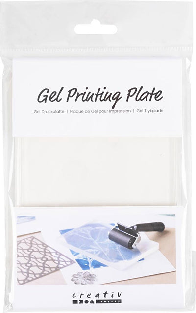 Creativ company money printing plate, size 12.7x17.8x1 cm, matt transparent, 1 piece