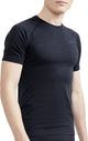 Maglia termica da uomo Craft Core Dry Active Comfort SS M - nera