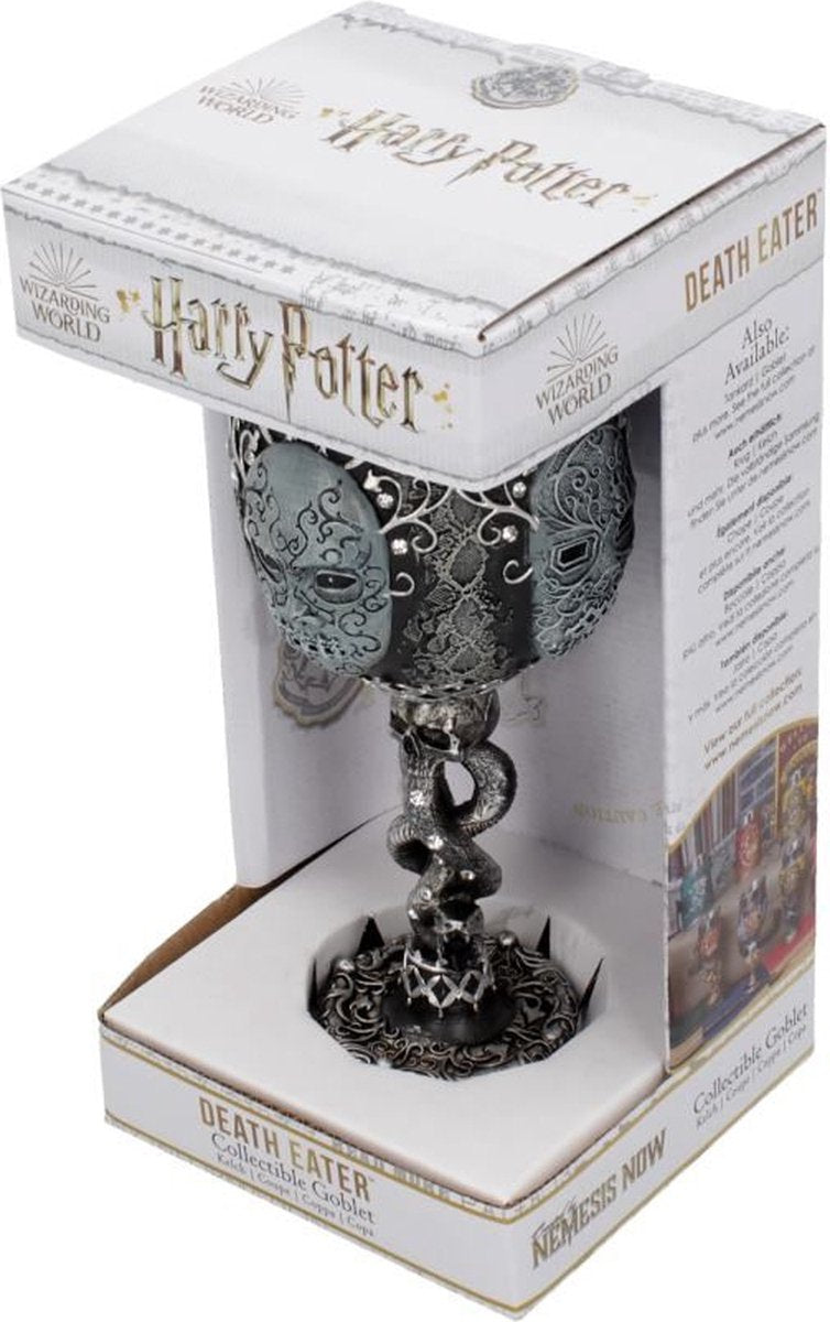 Nemesis now - harry potter - máscara de mortífago voldemort - cáliz de vino - 19,5 cm